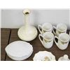 Image 3 : 15pcs Assorted German Pottery Cups Saucers, Dish, Vase, Cake Trays (for repair)