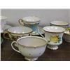 Image 5 : 14pcs 3 Tea Cups & Saucers, 2 Cream & Sugar Sets, Paragon, Foley, Misc Tea Cups Fine Bone China, Etc
