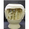 Image 2 : Solar Powered Water Fountain Greek Inspired 16" tall