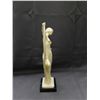 Image 5 : Dancing Woman Statue Artist Signed Resin *neck repaired*