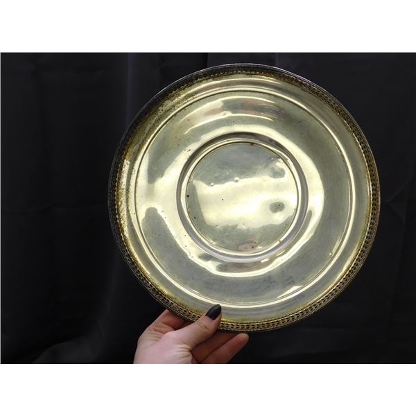 Sterling Silver Plate / Dish 10.5"