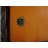Image 3 : MCM Mid Century Vintage Orange Wall Mounting Fireplace Electric w Crest Emblem