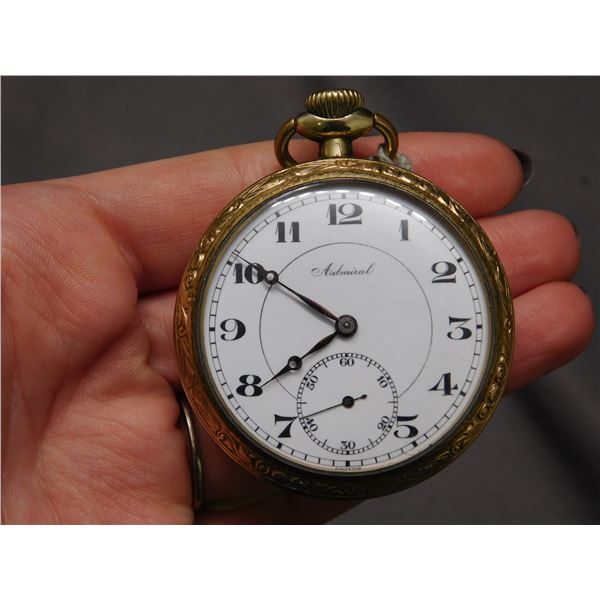 Admiral 15 Jewel Pocket Watch