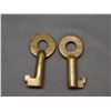 Image 2 : Lot of 2 CNR Canadian National Railway Skeleton Barrel Keys
