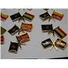 Image 4 : NATO Country Flags Gold Tone Lapel Pin Set 20pcs