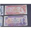Image 3 : Lot of 5 Vintage Canadian Paper Money $1, $2, $5, $10, $20 1970s