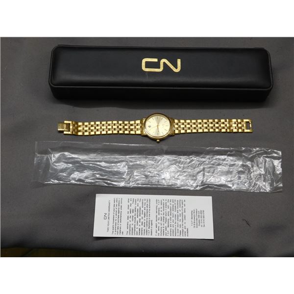 CN Retirement Gift Wristwatch Quartz with Case, Paperwork