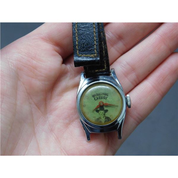 Vintage Children's Hopalong Cassidy Watch (overwound) circa 50s