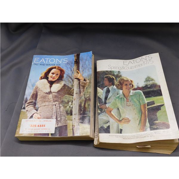 Lot of 2 EATONS Fall & Winter, Spring & Summer Catalogues from 1975