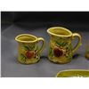 Image 2 : Japanese Pottery Measuring Cups Set,  Poole England Tray