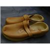 Image 2 : Gevavi 2 Pair of Leather & Wood Clogs