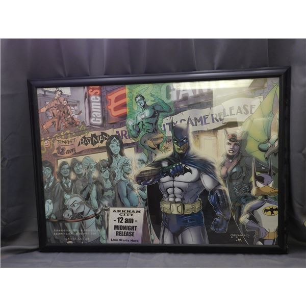 Gerard 2011 Large Format Framed Batman Print