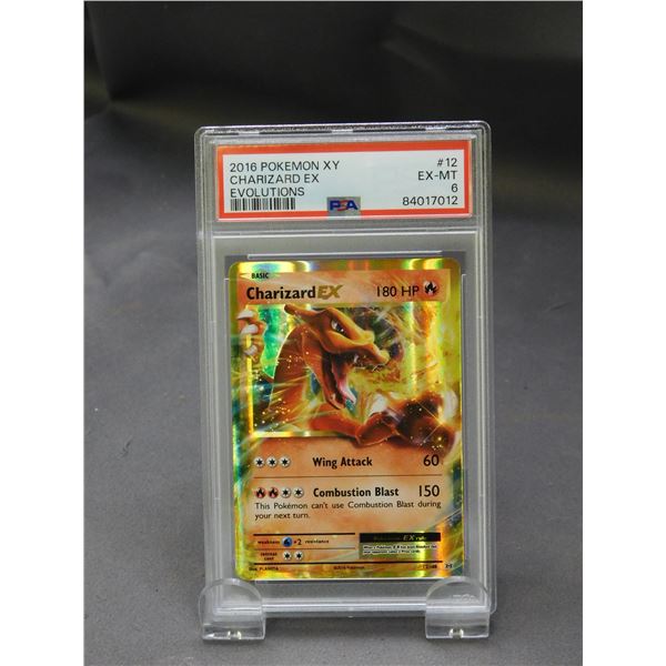 2016 Pokemon XY Charizard EX Evolutions #12 EX-MT 6 PSA Graded Card