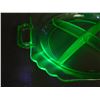 Image 2 : Uranium Glass Divided Serving Tray