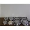 Image 1 : Lot of 8 Hub Caps, Center Caps GMC, Ford, Chevy