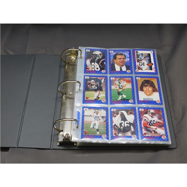 Binder of 1991 CFL 110-Card Set, 200 MISC NFL Football Cards circa 90s