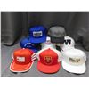 Image 1 : Lot of 8 Baseball Caps Snap Back Trucker Hats Pepsi, Telephone Power, Auto, Macleods, Etc