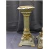 Image 4 : Ornate Candle Pillars Set Large  16" and 2ft Tall