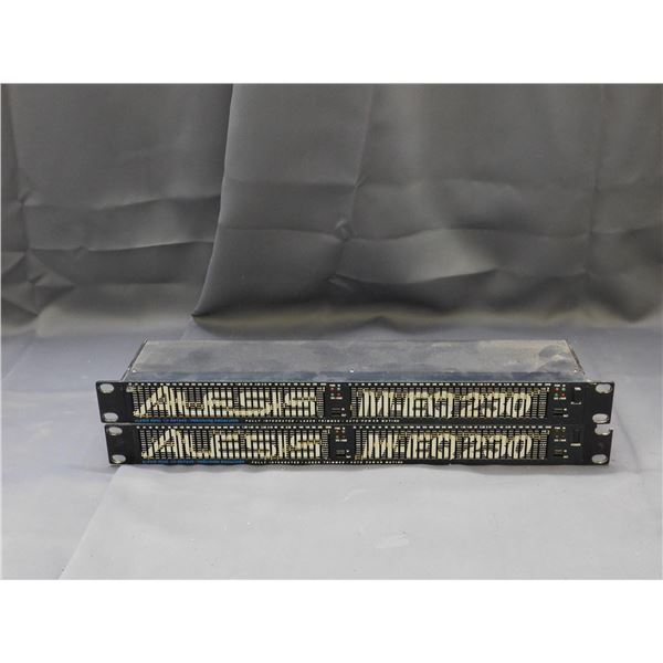 Lot of 2 Alesis Dual 1/3 Octave Precision Equalizers