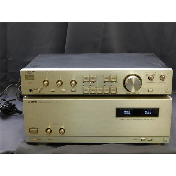 Luxman M-03 Power Amplifier & C-03 Stereo Pre-Amplifier