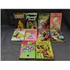 Lot of 10 Assorted Vintage Fiction Hardcover Books Lassie, The Aristocats, Hawaii Five-0, Gunsmoke