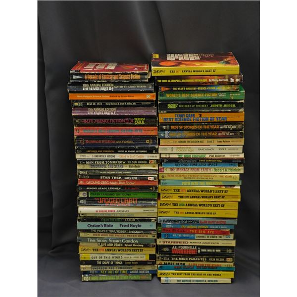 Lot of 60+ Vintage Sci-Fi Paperback Pocket Books