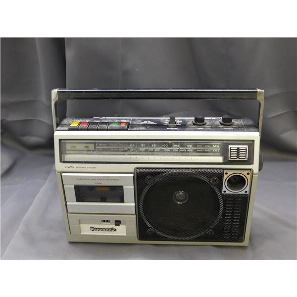 Panasonic AM-FM 2-Band Radio Cassette Recorder