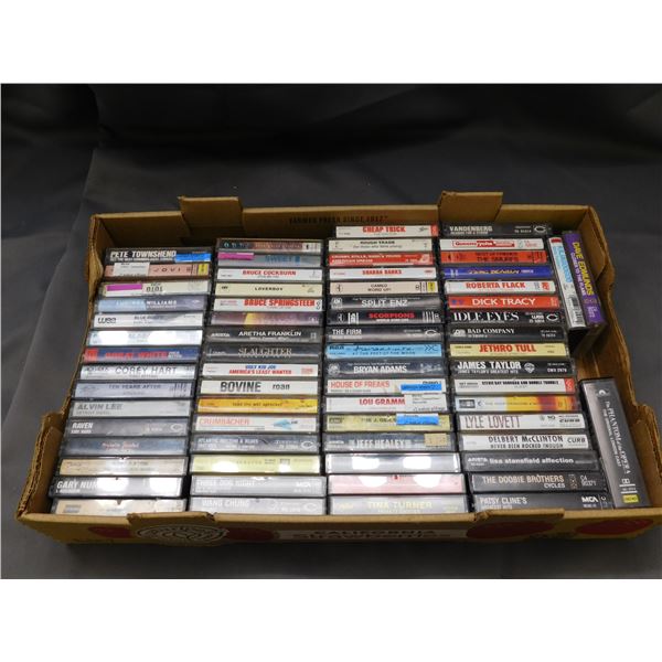 approx 68 Cassette Tapes Mostly Pop / Rock