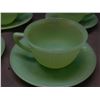 Image 2 : Fire King Jadeite Tea Cups and Saucers