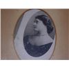 Image 4 : 2pc Vintage Antique Wood Block Negative Photo Print of Old Woman & Framed Photo of Woman