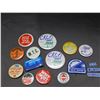 Image 2 : Lot of Assorted Vintage Buttons & Beer Advertising Posters