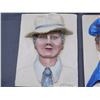 Image 4 : 4 Piece Set of  Artist Signed Original 3D Pottery Sculpted Faces Wall Plaques Artwork