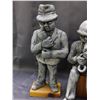 Image 4 : 3 Musicians Original Artist Piece Pottery Clay Sculptures Hand Made OOAK