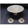 Image 1 : Great Canadian Design Works Vancouver Cream Colour Large Dish & 2 Candle Holders