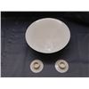 Image 3 : Great Canadian Design Works Vancouver Cream Colour Large Dish & 2 Candle Holders
