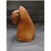 Image 2 : Original Artist Signed Hand Sculpted Pottery Piece Woman in Headscarf Mother Mary Sculpture