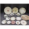 Image 1 : Lot of 19pcs Assorted China Tea Cups & Saucers, Collectible Plates, Misc