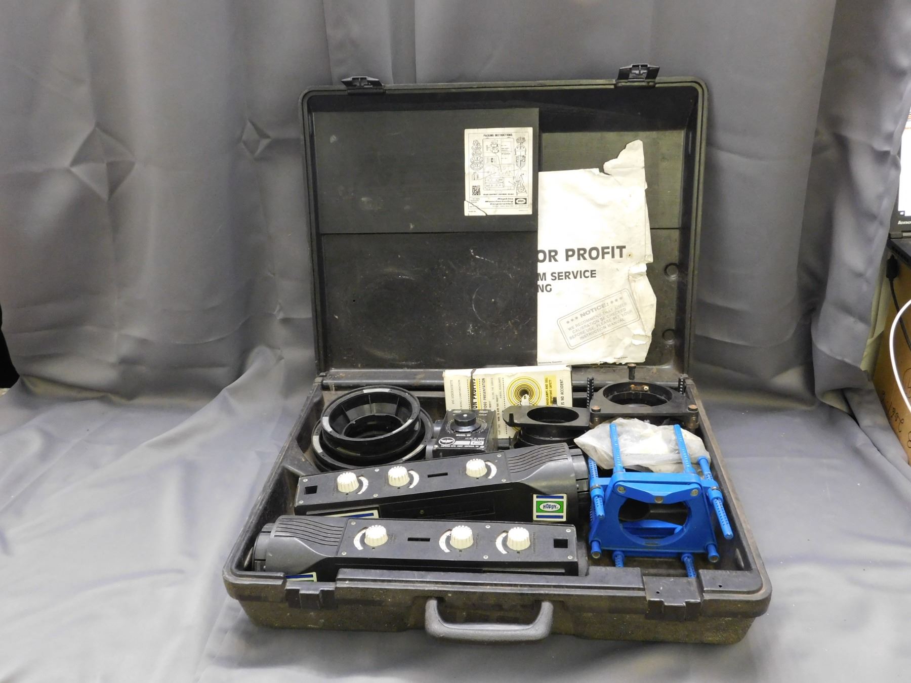 Hoppy Headlamp Deluxe Equipment Case Model No 0441 Hopkins 90s w ...