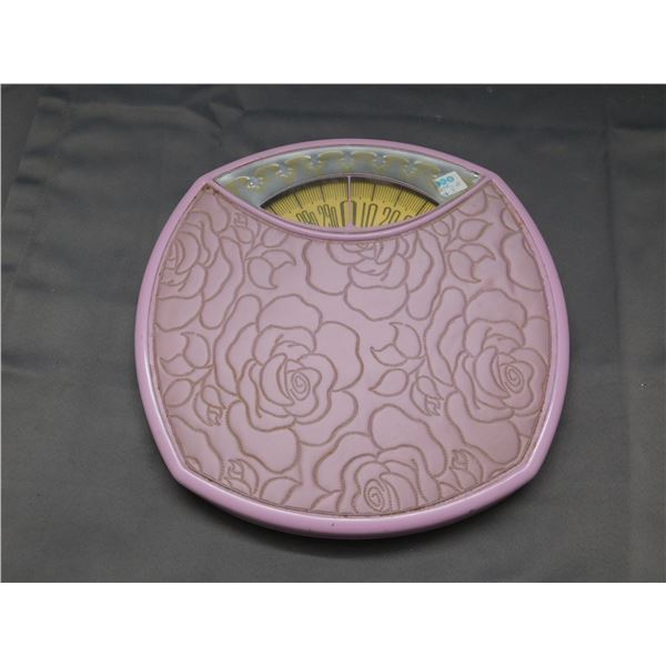 Lavender Floral Weight Bathroom Scale