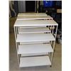 Image 1 : Lot of 3 Wood & Metal Open Shelving Units