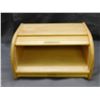 Image 2 : Wooden Accordion Bread Box with Pull Out Cutting Board