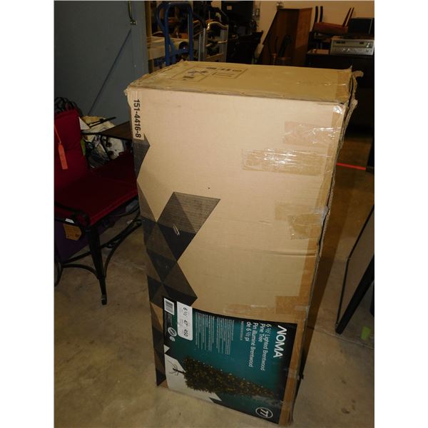 NOMA 6.5" Lighted Brentwood Artificial Christmas Tree