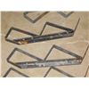 Image 2 : Lot of 7 Steel Step Stair Risers 2-Steps