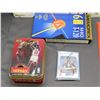 Image 2 : Basketball Collection Michael Jordan Unopened Metal Card Box, VHS Tape,