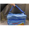 Image 2 : Vintage Trafalgar Messenger Bag Blue & Rainbow Pattern