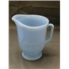 Image 2 : Vintage Pyrex Blue Delphite Milk Pitcher, Cake Tray & Coffee Mug
