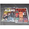 Image 1 : Lot of 2 Slaughter House Magazine No 1 and Movie Aliens Illustrated