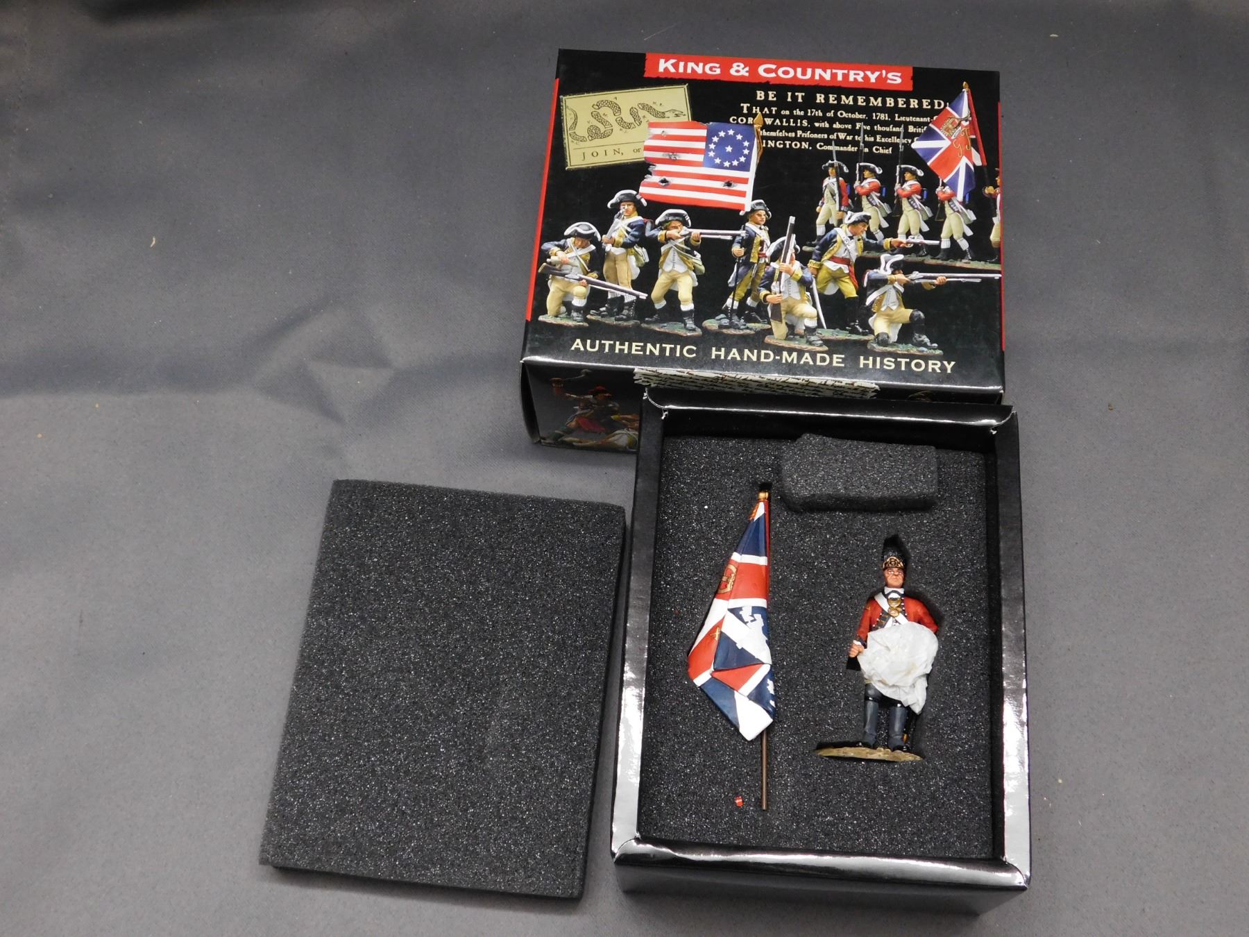 Figurine King & Country American Revolution BR021 - Officier Lincolnshire 2001
