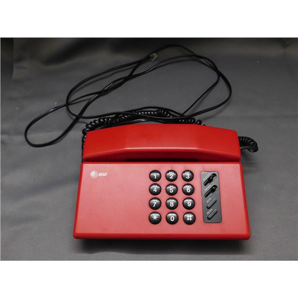 Red AT&T Telephone