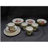 Image 1 : Lot of Lady Sylvia Queen Anne Set of 4 5pc Dining Set Cup, Saucer, Biscuit, Appetizer, Salad + Extra